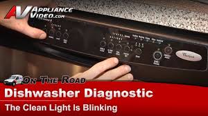 Whirlpool dishwasher diagnostic codes help you figure out what's wrong when your dishwasher stops working. Whirlpool Maytag Dishwasher Clean Light Blinking Shorted Heating Element Du1100xtps1 Youtube