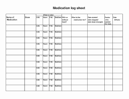 Medication Chart Template Free Download Beautiful 10 Best Of