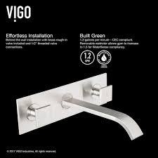 Vigo Titus Wall Mount Bathroom Faucet