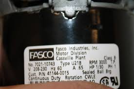 Find great deals on ebay for fasco motor in hvac motors. Fasco Electric Motor Maple Plain Hvac Surplus Sale K Bid