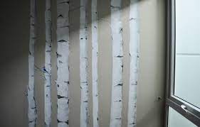 How To Paint Birch Trees On Wall