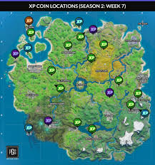 This table shows only results that give power rankings points. Fortnite Season 2 Xp Coin Locations Map Information Chapter 2 Pro Game Guides
