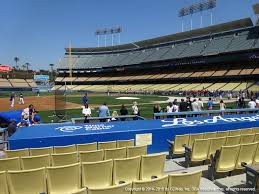 Dodger Stadium View From Dugout 15 Vivid Seats