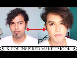 male k pop idol makeup tutorial you