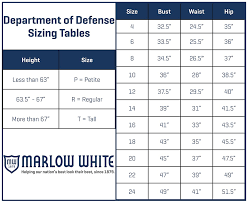 58 Methodical Air Force Blues Uniform Size Chart