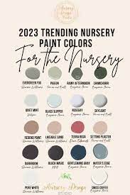 2023 Nursery Paint Color Trends You