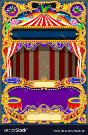 Circus Wallpaper Frame Royalty Free