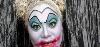 ursula scary clown makeup look