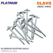 clavo aluminum roofing nail