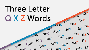 three letter q x and z words cheat