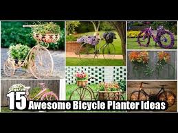 15 Awesome Bicycle Planter Ideas