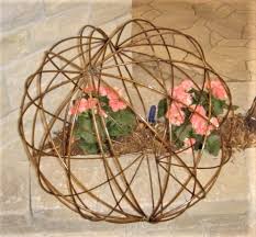 Wrought Iron Garden Ball Metal Garden Orb