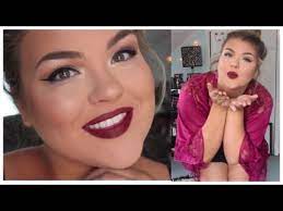 grwm fall makeup plus size outfit