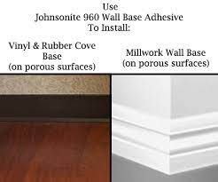 johnsonite 960 wall base adhesive
