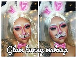 glam bunny makeup tutorial halloween