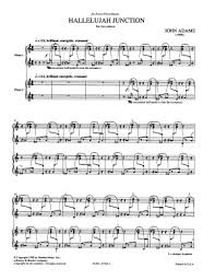 If you own the copyright to this book and it is wrongfully on our website, we offer a simple. Adams John Hallelujah Junction For Two Piano Pdf Vse Dlya Studenta
