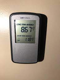 We have seen a radon gas detector though you can hang it over the wall, most of the radiation is found at the basement level. Airthings Corentium Home Radon Detector
