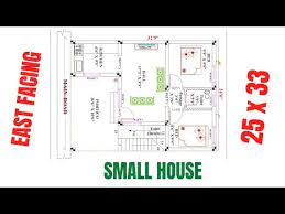 Small East Facing House Plan I 25 X 33