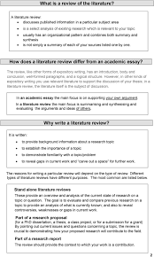 writing a literature review els effective learning service pdf combines both summary and synthesis is not simply a summary of each of your sources listed