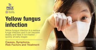yellow fungus infection symptoms