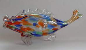 Vintage Murano 12inch Glass Fish