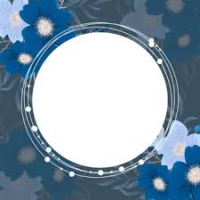 Light floral background with blue hydrangea. Free Vector Dark Flower Background Blue Flowers Circle Border