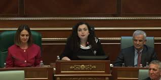 The new president of kosovo is vjosa osmani. Kosovo President S Proposed Amendment On Mandate Of War Crimes Court Questioned By Speaker Of Parliament Exit Explaining Albania