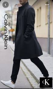 Wool Overcoat Calvin Klein Men S