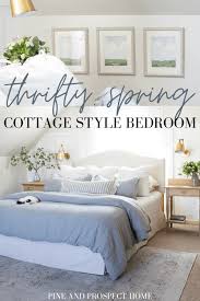 Thrifty Spring Cottage Style Bedroom
