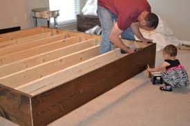 Attach these in even spacing across the box spring frame. Wood Diy Single Bed Frame Novocom Top