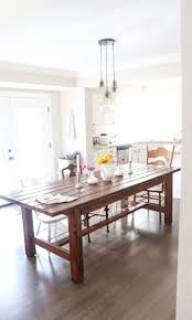 Wood Farmhouse Dining Table Free Plans