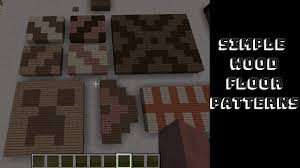 See more ideas about minecraft, minecraft designs, minecraft projects. Minecraft Wood Floor Patterns Youtube