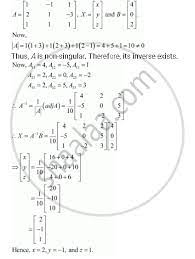 linear equations using matrix method