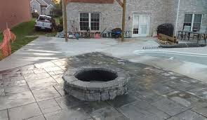 Extending an existing concrete patio with concrete or brick pavers involves the same basic process as building a new patio. Paver Patios Walkways Louisville Ky Mike Osbourn Lawn Care