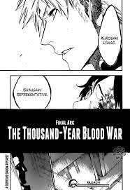 I'm going back to inwood. The Thousand Year Blood War Bleach 480 Daily Anime Art
