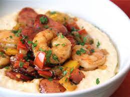andouille sausage over grits recipes