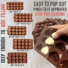 The classic shape of the cakes pictured is due to the vessel in which the batter is baked. Silicone Deep 3d Candy Molds Set By Wnf Craft 2 Ebooks 10 Recipes Ideal For Molding Chocolate Hard And Gummy Candy Ice Fat Bombs Caramel Brown Buy Online At Best