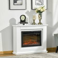 Homcom 1kw 2kw Electric Fireplace Suite