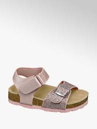 Cupcake Couture Toddler Girls Glitter Footbed Sandals Pink