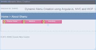 angular js dynamic menu creation using