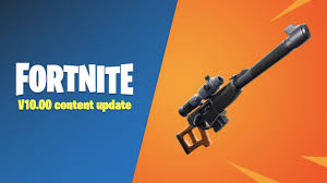 Find out more information on everything that's new in season x in the. Fortnite V10 00 Content Update Patch Notes Automatic Sniper Rifle Tilted Town And More Dexerto