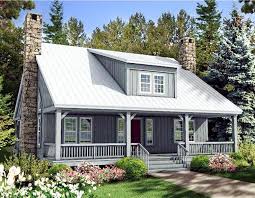 Rear Porches Cottage House Plans
