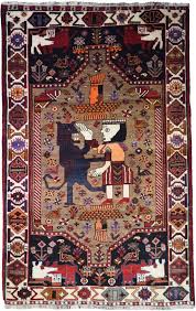 qashqai persian carpet featuring king