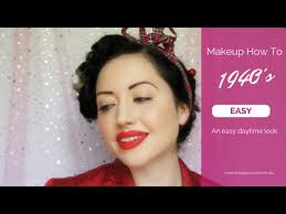1940s vine makeup tutorial a simple