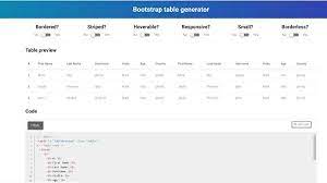 best free table generator tools