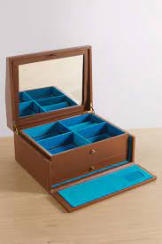 pineider printed leather jewelry box