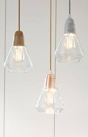 Ando 1 Light Pendant With Cork Copper Or Concrete Lampholder And Glass Shade Bronze Pendant Lighting Kitchen Glass Pendant Lamp Lights