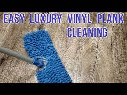 to clean luxury vinyl plank flooring