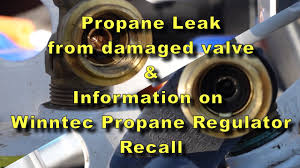 winntec 6020 propane regulator recall