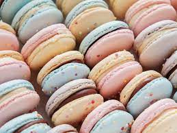wallpaper colorful sweets macarons